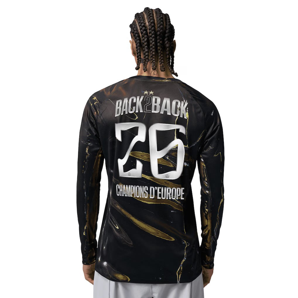 Maillot manches longues PSG  Night Edition Match Dri-FIT ADV 25/26 - Flocage Champions of Europe - 26